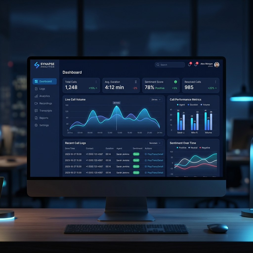 CRM Dashboard Mockup